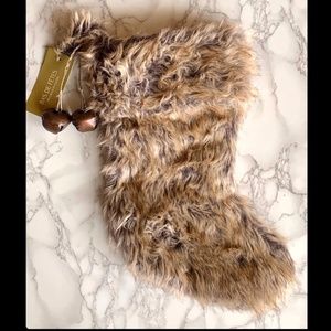 Holiday Faux Fur Stocking (NWT)